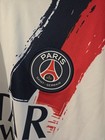 Nike Paris Saint-germain Psg Qatar Airways Ss Soccer Jersey Mens L White Poly