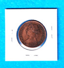 1861 Nova Scotia 1 2 Cent  km-7  Bronze  two-year Issue 