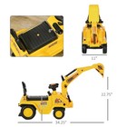 Kids Digger Ride On Excavator  W  Horn Under Seat Storage Ages 18m 