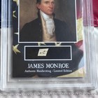James Monroe Beckett Encapsulated Handwriting From Autograph Letter Signed