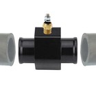38mm Radiator In-line Hose Adapter Water Coolant Temperature Sender Gauge Sensor