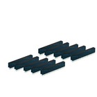 10pcs 2x20 40p 40-pin Female Header 2 54 0 1  2 54mm Raspberry Pi Gpio Dupont 