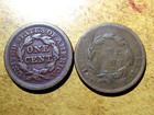 Two Early United States Large Cents  No Dates D15