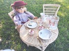 Pleasant Co Samantha Doll Huge Lot Trunk Outfits Furniture