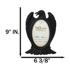 Gothic Edgar Poe Quoth The Raven Crow Decorative 4 x6  Picture Frame Figurine
