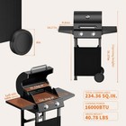 Gas Grill Outdoor Propane 2burner Durable Cooking Patio Barbecue Stainless Steel