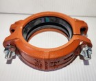 3  Grooved Rigid Coupling-z05 Orange-  only Sale Lote Of 15 Pcs    