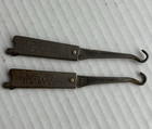 Vintage 1903 Peter Ludwig Chicago Buttonhook Tools Advertising Shoe Store Pair
