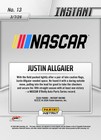 2026 Panini Instant Nascar  13 Justin Allgaier Jr Motorsports Presale