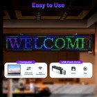 40 8 Inch 7 Color Led Sign Scroll Message Board Programmable Scrolling Wifi Usb