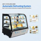 Refrigerated Display Case 4 2 Cu ft  Glass Pastry Display Showcase Equipment led
