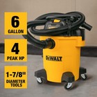Construction Workshop Shop Vacuum - Dewalt 6 Gallon 4hp Wet Dry Dxv06pl