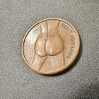 Vintage Woman Heads I Win Or Tails You Lose Flip Coin Challenge Game Token