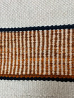 Mid Century Navajo Double Saddle Blanket Handwoven 63  X 31 