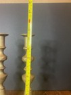 Great Antique  Large Pair  Brass Candle Sticks Vintage G32