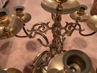 Large Vintage Brass 9 Candelabra Ornate Candlestick Holder   A Set Of Singles