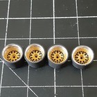 Custom Wheels Only No Car Fits On Hot Wheels 1 64 Porsche   Imports Jdm Bbs 2b-g