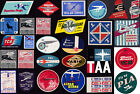 Airmail Flights Pictorial Labels And Etiquettes 1926-50s Adverts   priced Singly