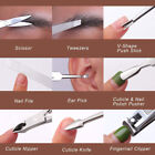 Professional Manicure Kit Nail Clippers Set 11 In 1 Stainless Steel Pedicure