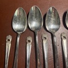 Vtg 1847 Rogers Bros Eternally Yours Silver Plate Soup Spoons  Set Of 8