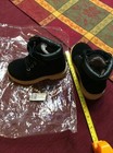 New Toddler Boots 6 Inch Black Unisex Suede Leather Lined Insulated Warm Shoes