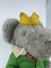 Vtg 1977 Eden King Babar 16  Plush Elephant Doll Stuffed Animal Toy Figure