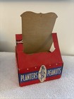 Rare Planters Salted Peanuts Diecut Cardboard Box Mr Peanut Airplane