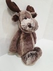 Jellycat London 12  Bashful Marty Moose Medium Brown Woodland Plush Rare