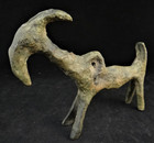 Exceptional Large Ancient Luristan Bronze Ibex     1200   800 Bce