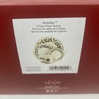 Lenox Holiday 5 Piece Place Setting Set Christmas Bone China Plate Teacup Saucer