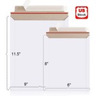 Flat Photo Mailer Document Envelopes Cardboard Self Seal 9 x11 5  6 x8  100-1000