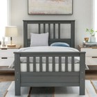 Twin full Size Wood Platform Bed Frames With Headboard And Footboard Bedroom Set
