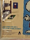 Peanuts Snoopy Ta-da  26-12 Latch Hook Rug By Malina  New Sealed Original Box 