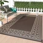  Outdoor Rug 5  X 8  Waterproof For Patios Clearance  Reversible Outdoor 