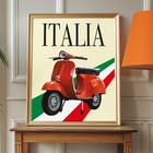 Piaggio Vespa Poster Vintage Poster   Italy Vespa   Wall Art