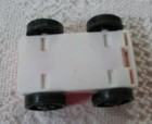 Fisher Price Little People Vintage Car Vehicle Red Over White Car Garage