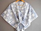 Indian Vintage 100  Cotton Long Beach Maxi Kaftan Dress One Size Caftan Kimono