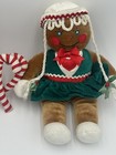 Vtg 1990 Target Store Christmas Gingerbread Girl   Boy Stuffed Animal Dolls