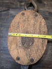Antique Wooden 20 h X 6-1 2  Wide Barn Pulley  Unbranded  Nice Collectible