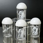 12 Mini Salt   Pepper Shakers Wedding Party Favors White Recuerdos De Boda