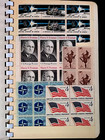Album Full Lot Of Vintage Us Mint Blocks Of 6 Stamp Mnh Stock Book Collection  1