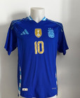 10 Messi Shirt Signed Autographs Argentine Away World Cup Soccer Jersey Coa