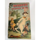Vintage 1940s Coloring Books Lot Harvey Invisible Rabbit Little Housekeeper 4pc