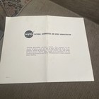 Nasa Apollo 15 Mission Astronaut Photo Crew  4th Moon Landing Crease From Fold