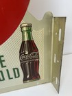 Vintage Original Metal Coca Cola Flange Sign