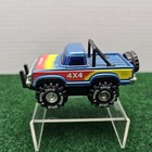 3 Vintage Arco Chevy 4x4 1980s Stomper Die Cast Toy Truck Made In Hong Kong