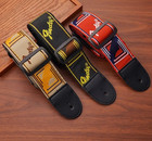Guitar Strap Cotton Embroidery Adjustable For Bass Electric Acoustic Guitar