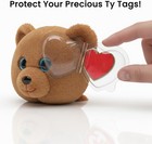 62 Pack Beanie Baby Heart Tag Protectors Clear Plastic Cover Ty Babies Buddy