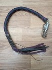 Biker Getback Whip Getback Whip Leather Short Black   Purple Whip By Stitch     