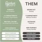 Parker Baby Rope Diaper Caddy Organizer - Nursery Storage Bin And Car Organiz   